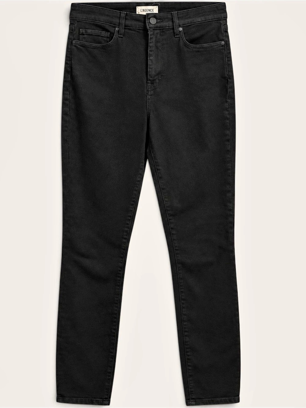 L'AGENCE Riley Skinny Jeans in Black Waist 29 Like New